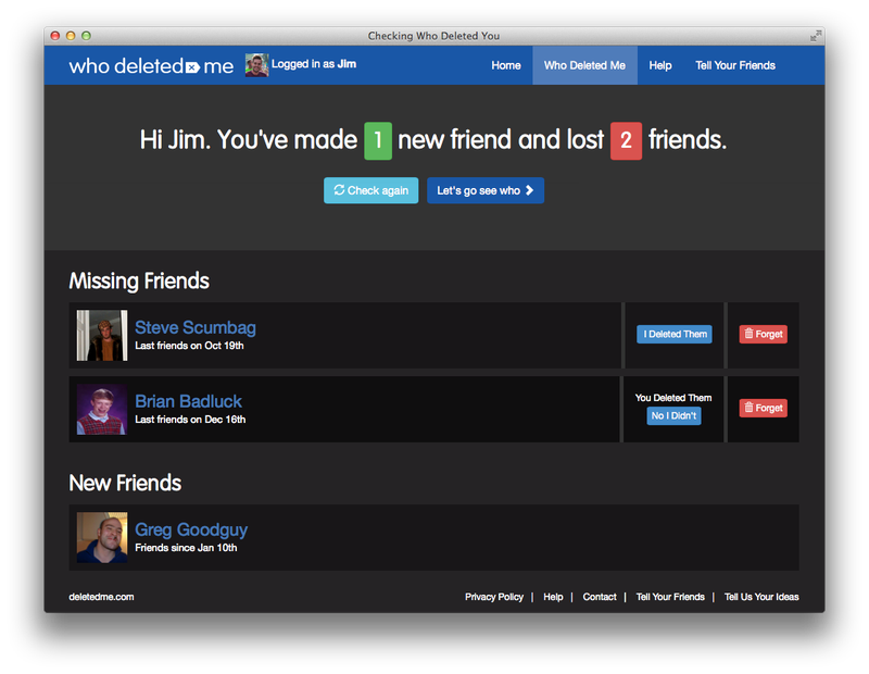 Illustration for article titled Find out which lying backstabber dared unfollow you on Twitter and Facebook